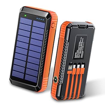 Amazon | ソーラーモバイルバッテリー 大容量 40800mAh 【22.5W